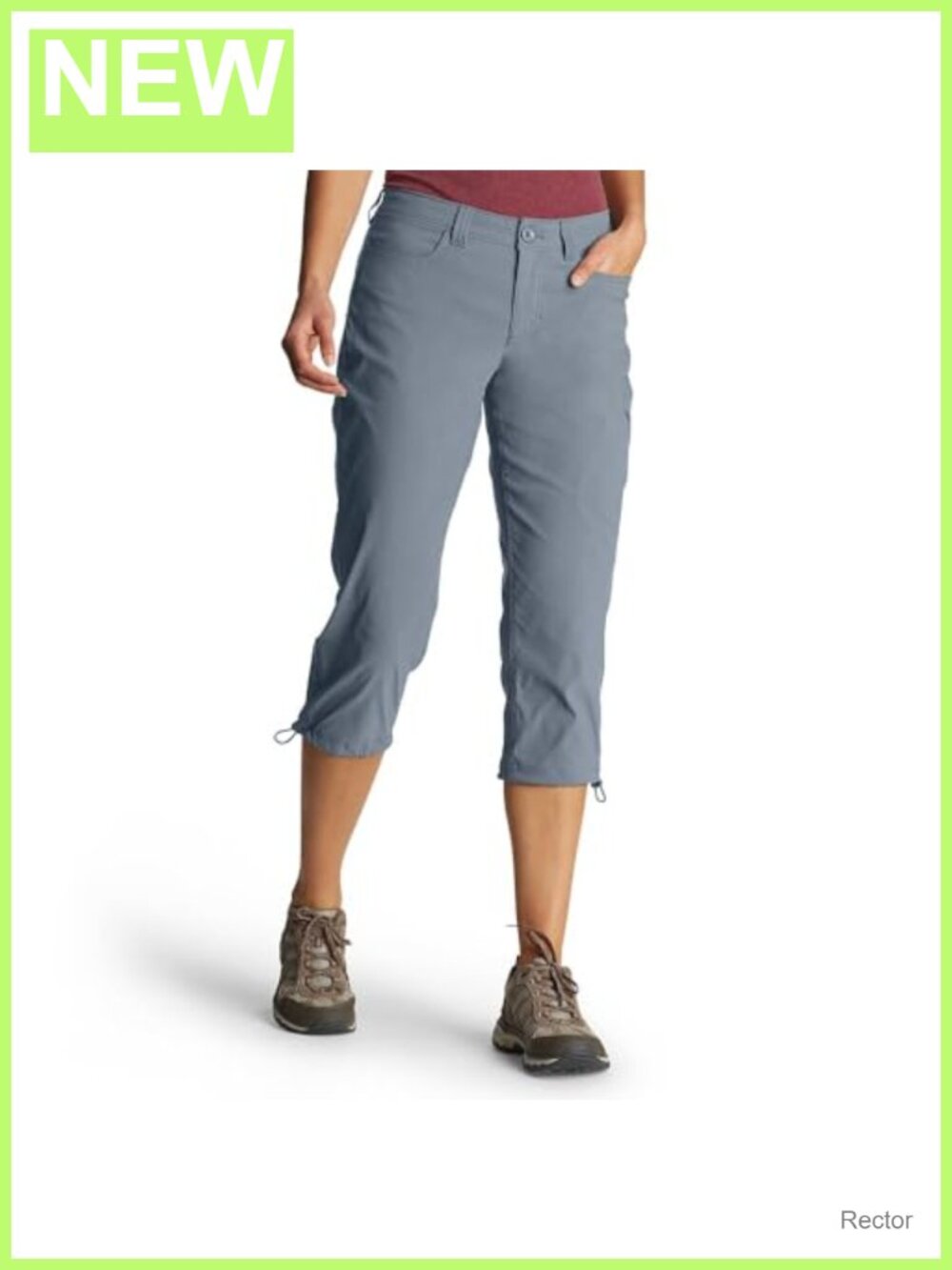 Eddie Bauer Womens Rainier Capri Hiking Pants UPF 50